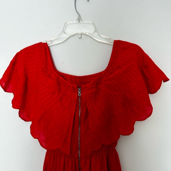 Alice + Olivia Red Pansy Maxi Dress - Picture 9 of 13
